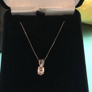 Morganite pendant